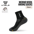 1/3Pairs Merino Wool Socks Breathable Moisture Wicking Anti-Odor Socks Hiking Running Trekking Thermal Athletic Crew Socks