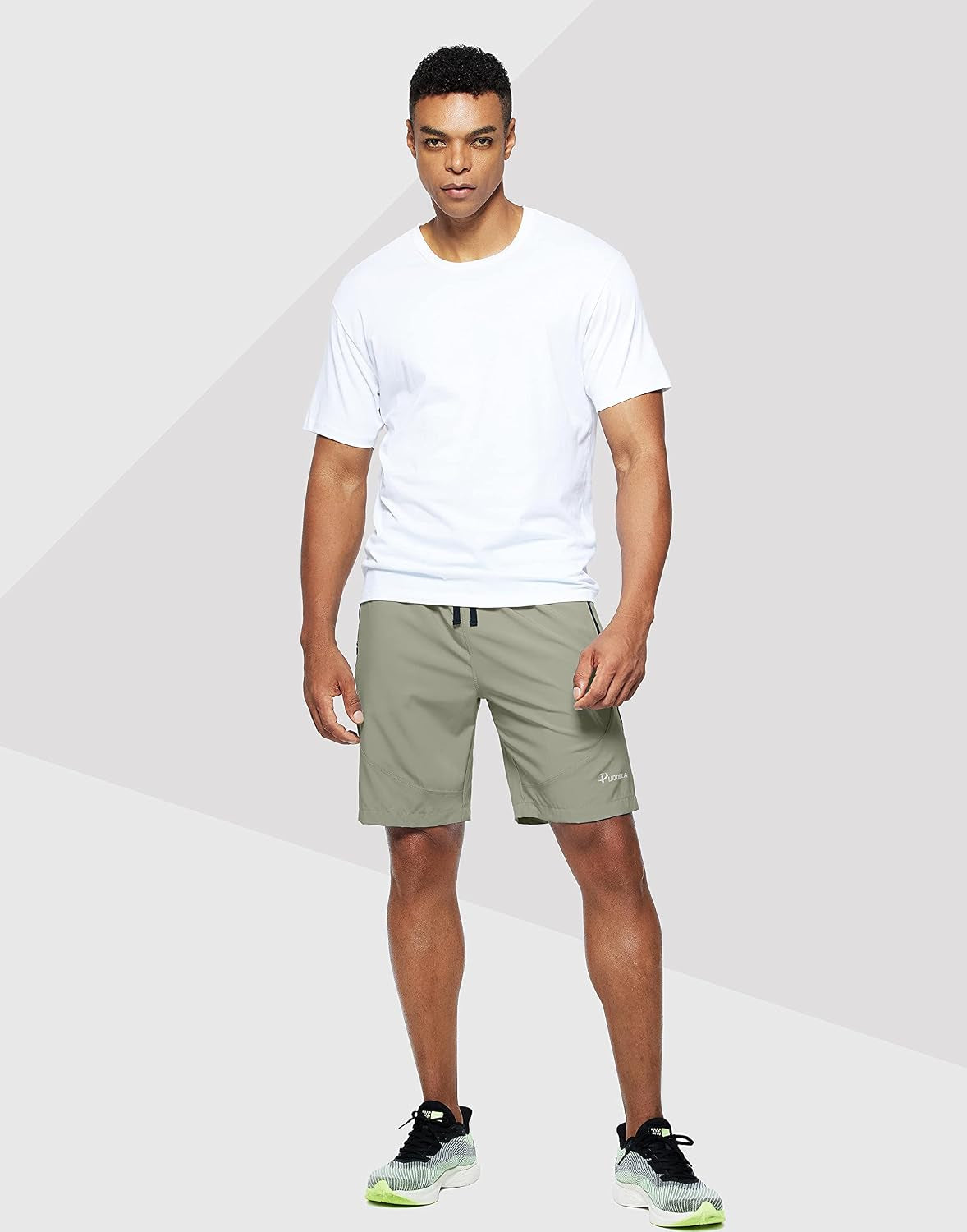 Men'S Workout Running Shorts 7"/5"/9" Lightweight Gym Athletic Shorts for Men with Zipper Pockets