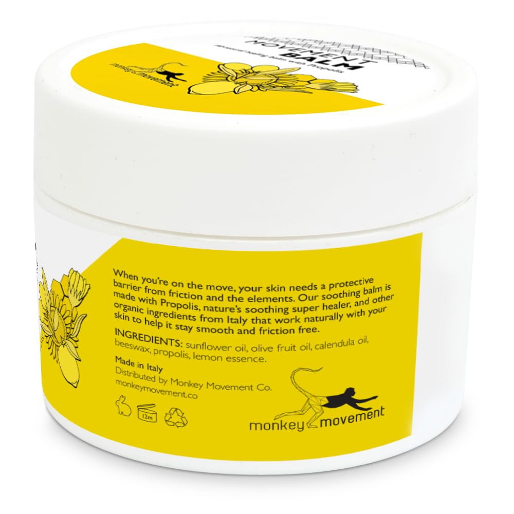 Anti-Chafe Skin Healing Cream: All Natural Chafing Balm with Propolis - Sweat Resistant for Irritated Skin