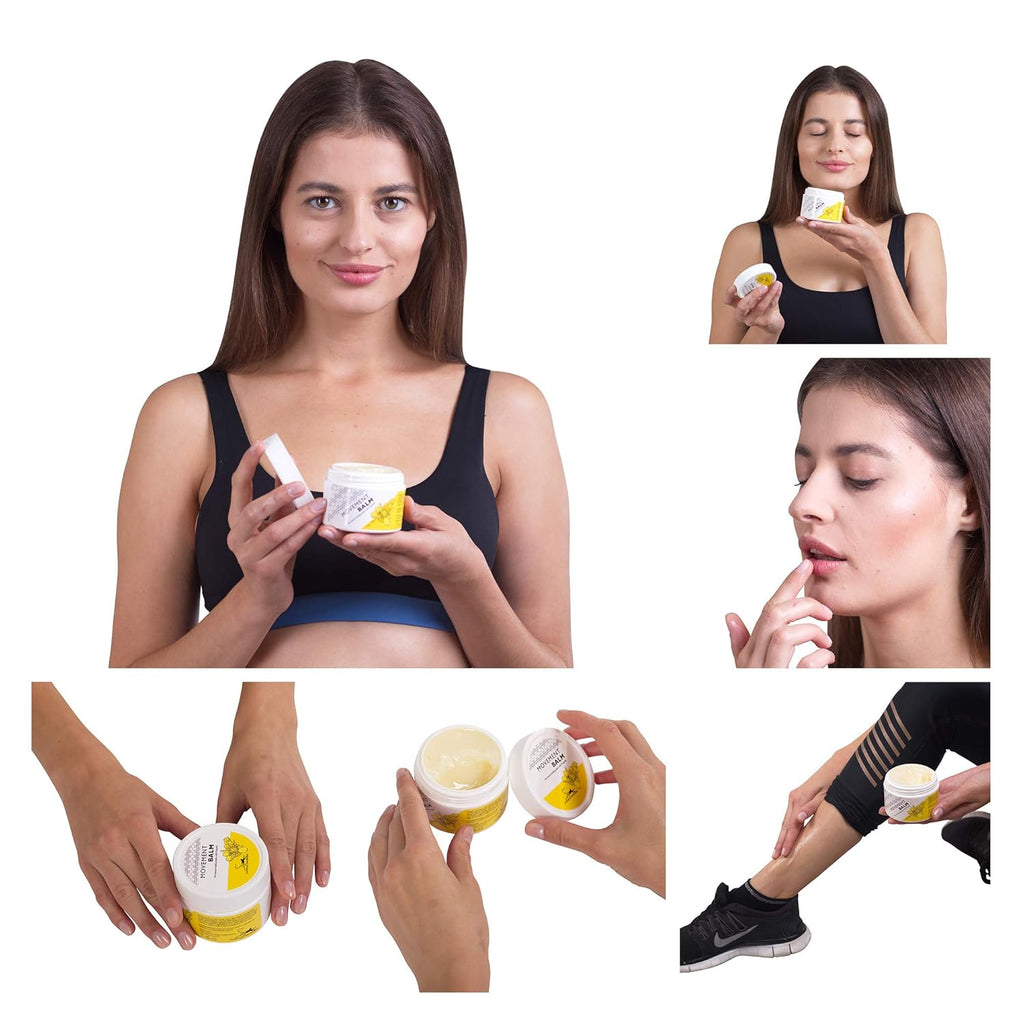 Anti-Chafe Skin Healing Cream: All Natural Chafing Balm with Propolis - Sweat Resistant for Irritated Skin