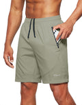 Men'S Workout Running Shorts 7"/5"/9" Lightweight Gym Athletic Shorts for Men with Zipper Pockets