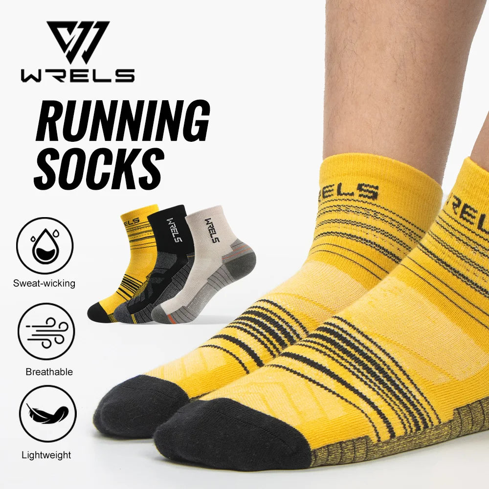 1/3Pairs Merino Wool Socks Breathable Moisture Wicking Anti-Odor Socks Hiking Running Trekking Thermal Athletic Crew Socks