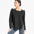 Women's Oversized Running Top — Loose Fit Breathable Quick Dry Gym Shirt