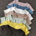 Women's Padded Sports Top — Quick Dry Short Sleeve Running Fitness Shirt