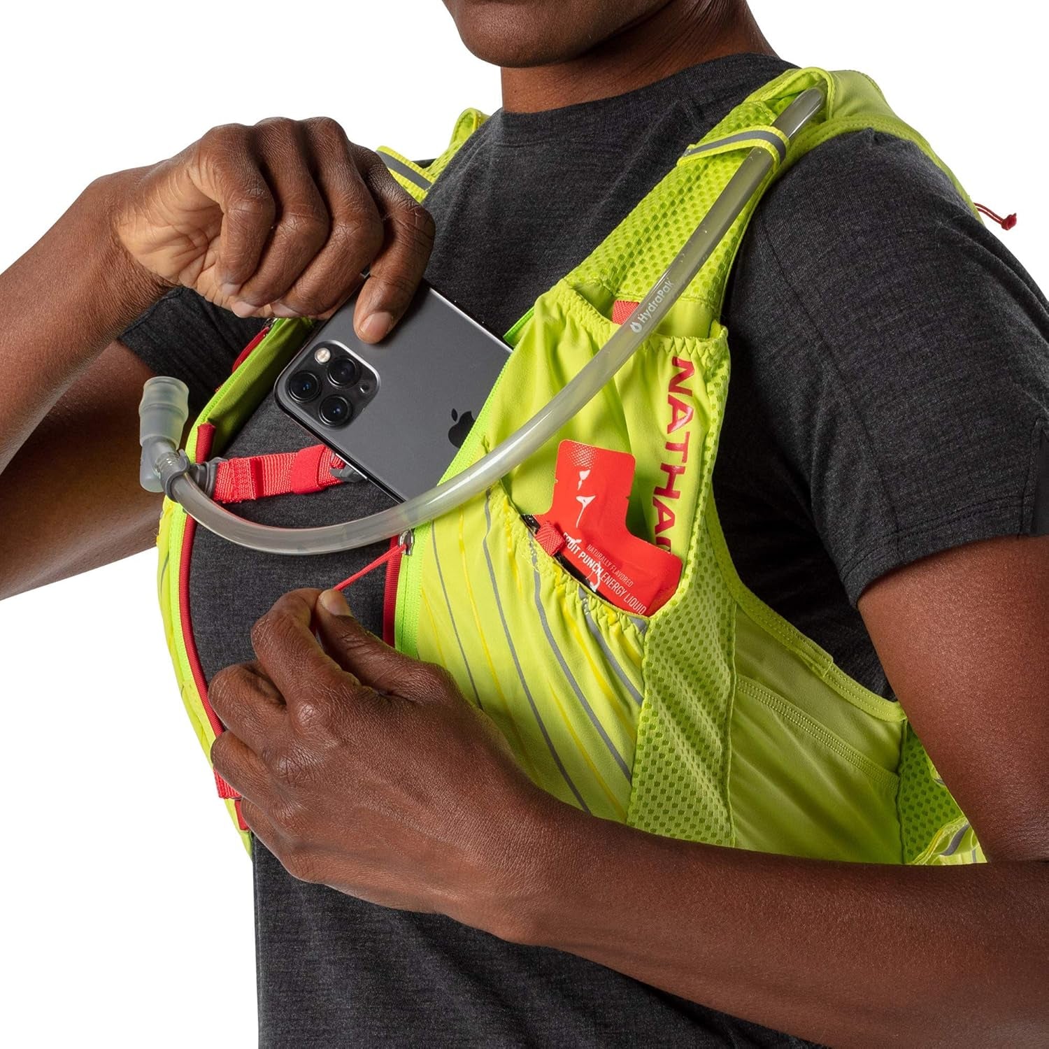 Women'S Hydration Running Vest, 1.6L Water Bladder Included