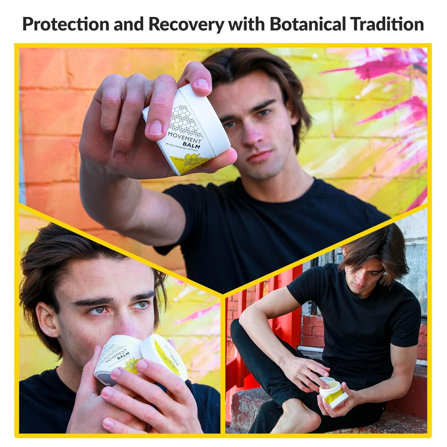 Anti-Chafe Skin Healing Cream: All Natural Chafing Balm with Propolis - Sweat Resistant for Irritated Skin